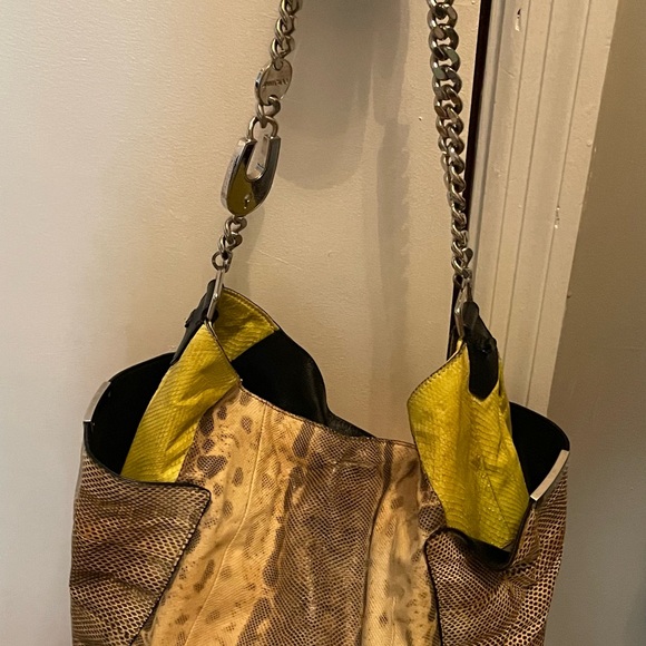 Jimmy Choo Python Snake Skin Bag - Picture 13 of 13